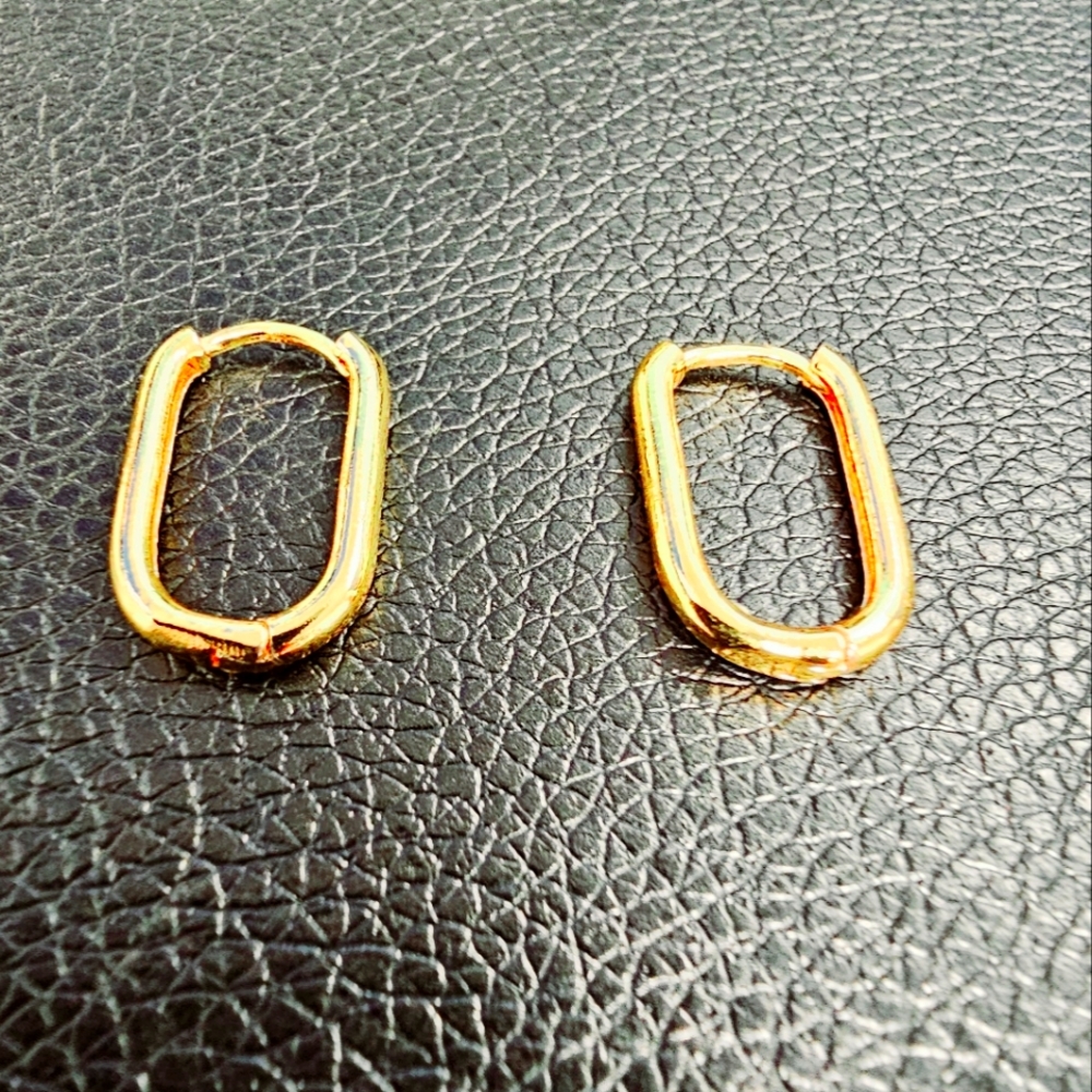 Paperclip Hoop earrings